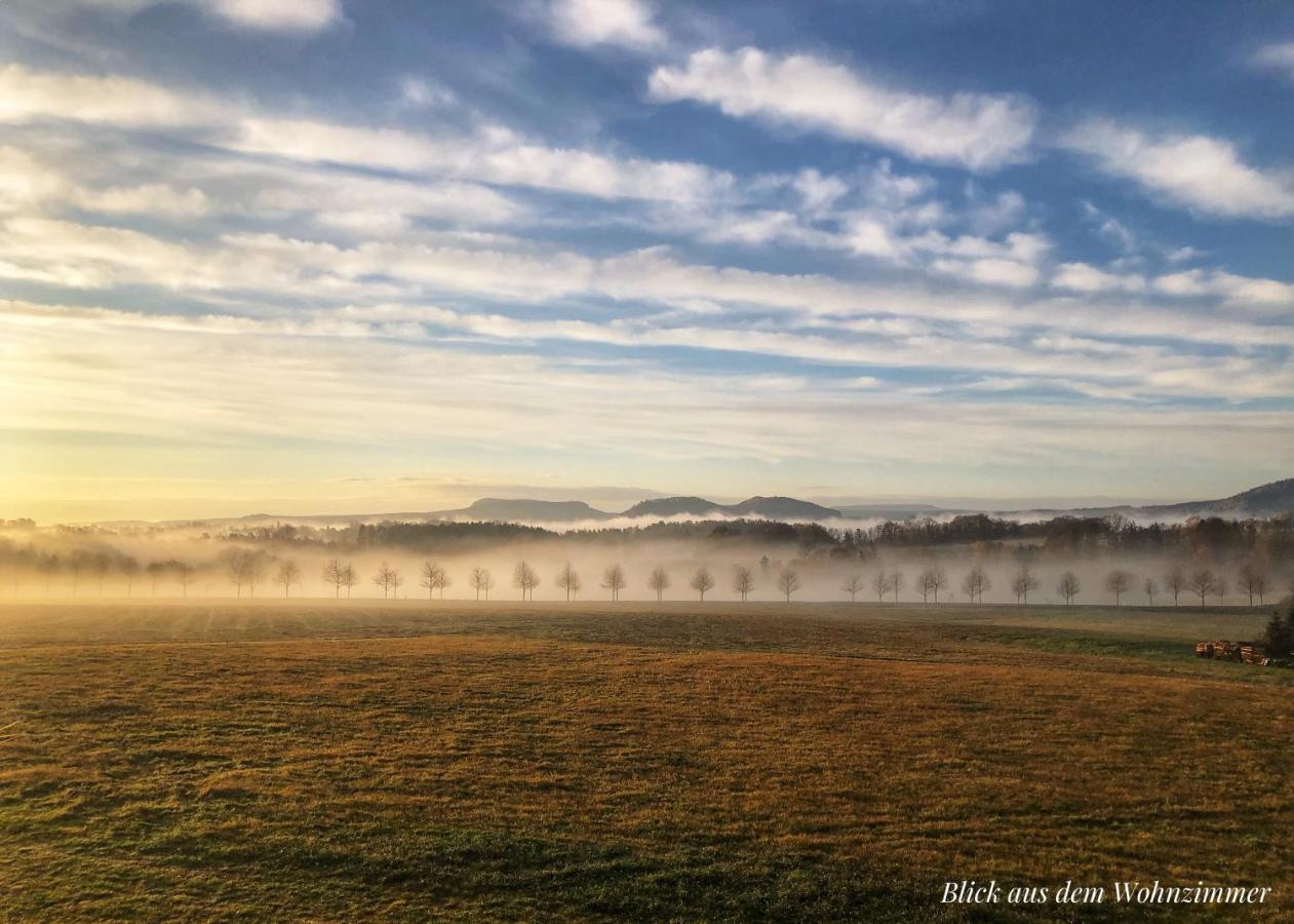 Auszeit Mit Weitblick In Der Saechsischen Schweiz - Kleiner Bauernhof Mit Tieren Und Wallbox Rathmannsdorf Экстерьер фото